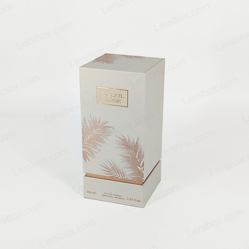 Handgefertigte Parfüm Geschenkbox mit Goldfolienbranding und EVA -Schaumkissen HP003
