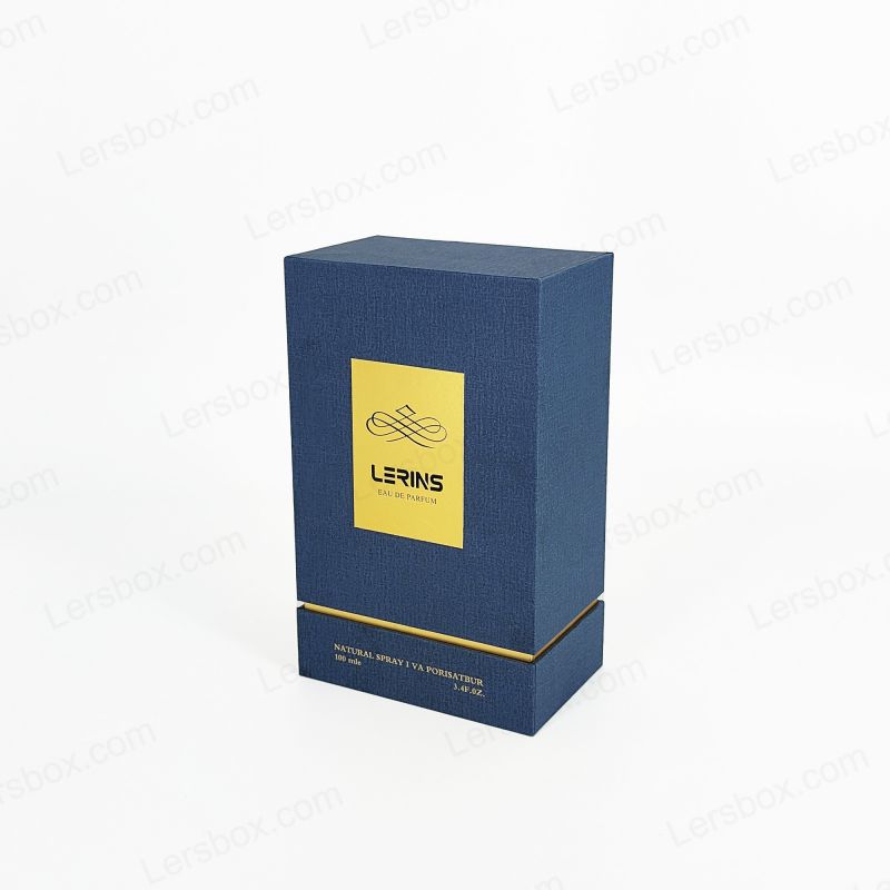 Goldfolie Logo Starres Parfümverpackung mit Premium EVA -Tablett HP004