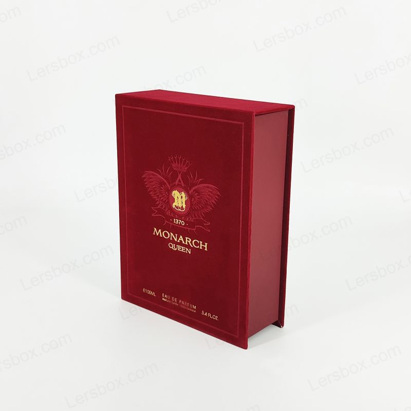 High-End-Parfümbox mit Goldfoliendetail und EVA-Einsatzkissen HP010