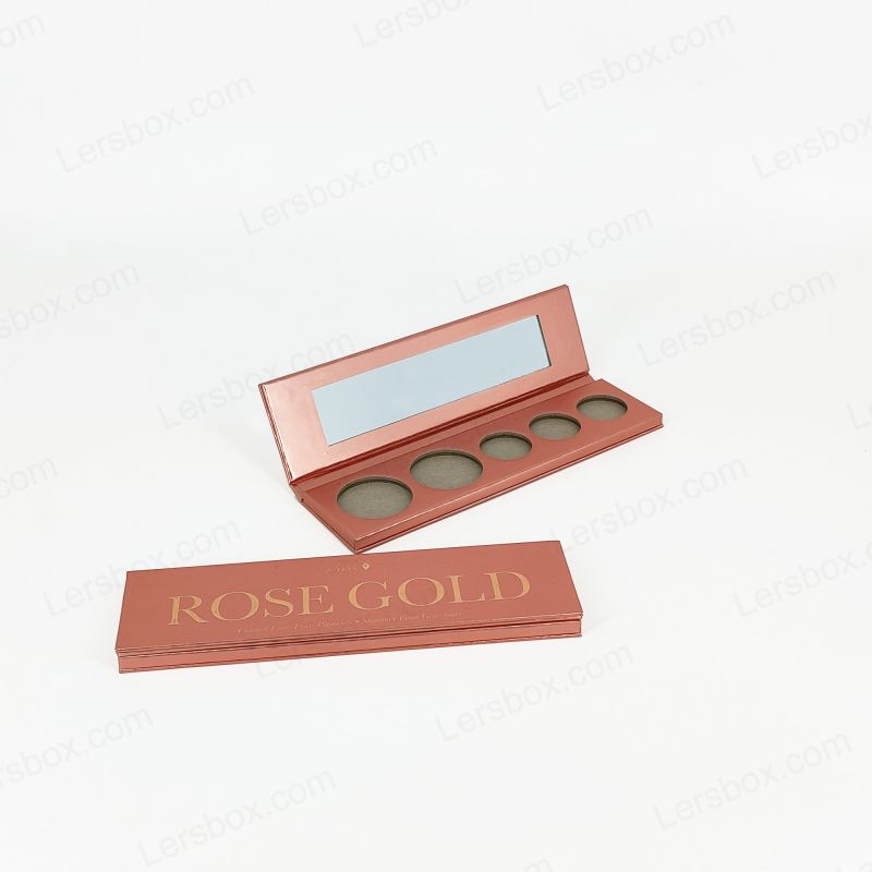 Anpassbare magnetische Lidschattenpalette hochwertiges Augen Make -up mit dunklem Hautton ps Spiegelpigmente leere Schönheitspalette 004 004
