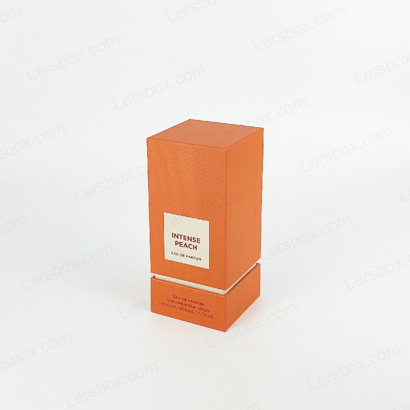 Handgefertigte Parfümbox mit Goldfolie -Logo und EVA -Tablett für Duftschutz HP008