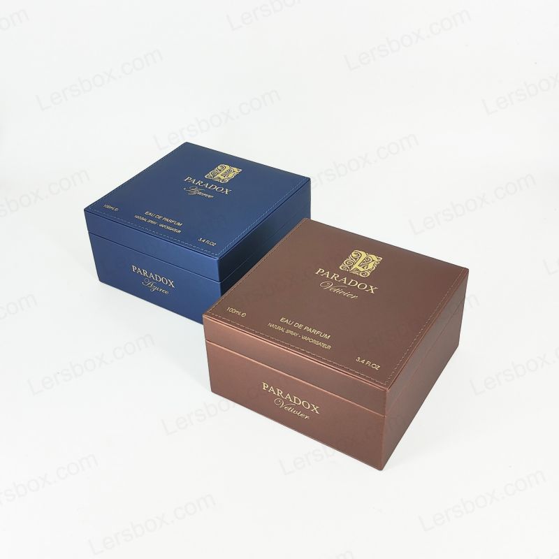 Langlebige und stilvolle PU -Lederboxen mit benutzerdefinierten Designs für Einzelhandel, Geschenk und Lageranforderungen PU002