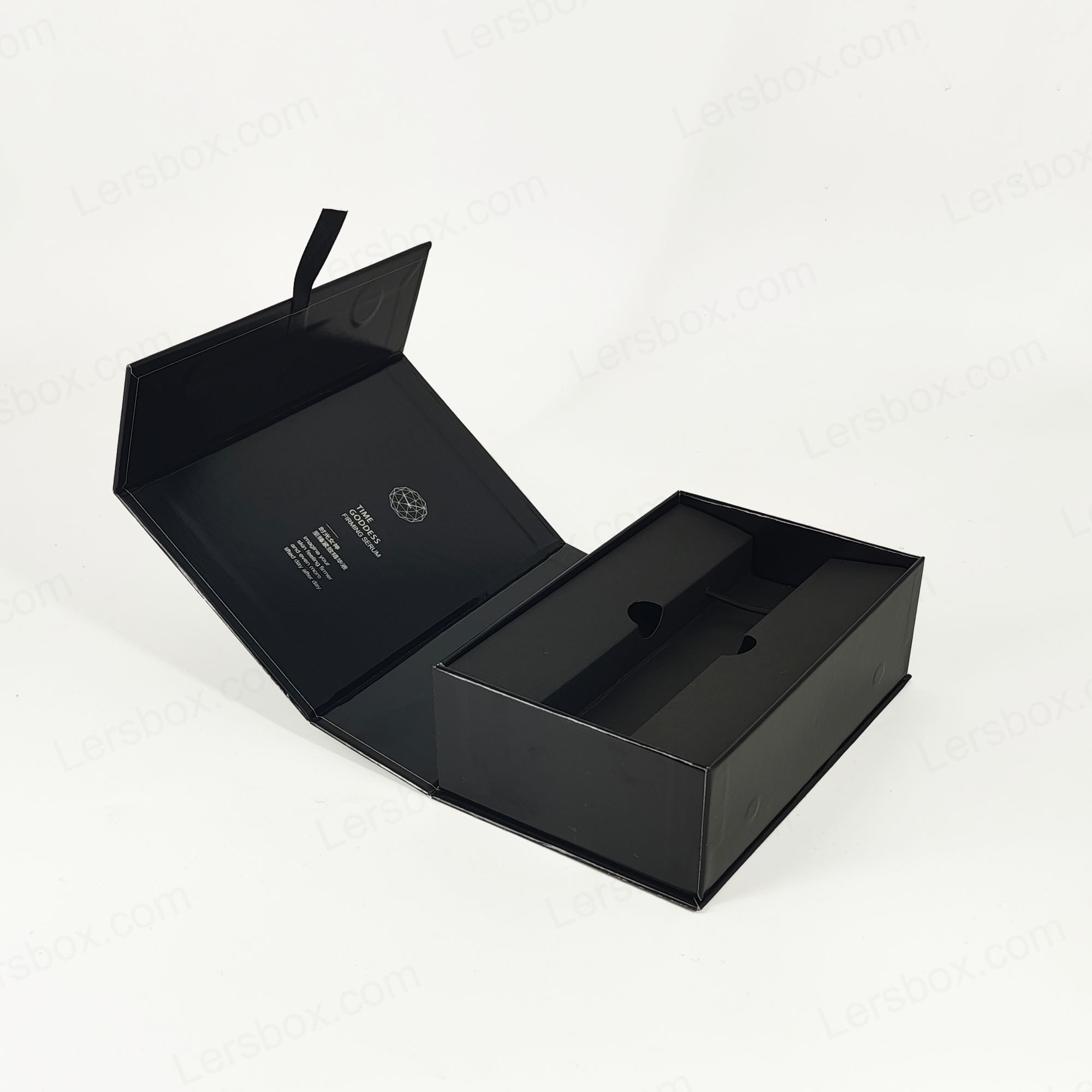 Parfümbox mit Goldfolie mit starrem Deckel und EVA-Einsatz für luxuriöse Präsentation HP021