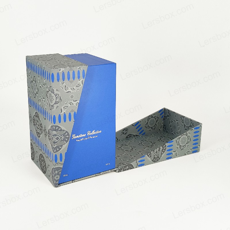Premium -Goldfolien -Parfümbox mit EVA -Schaumschale und robustem Deckel und Basisdesign HP029