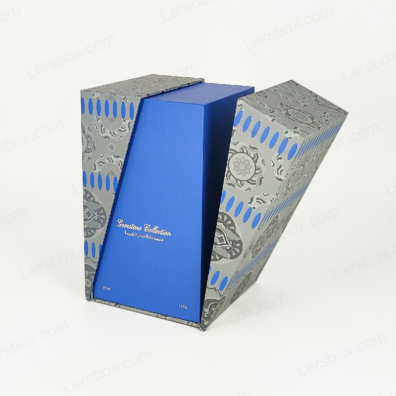Premium -Goldfolien -Parfümbox mit EVA -Schaumschale und robustem Deckel und Basisdesign HP029