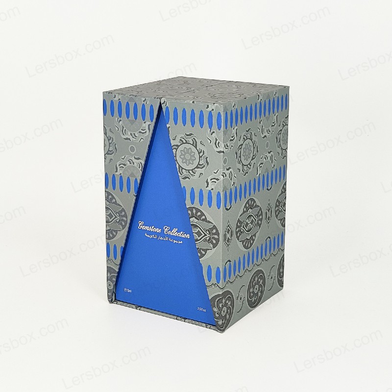 Premium -Goldfolien -Parfümbox mit EVA -Schaumschale und robustem Deckel und Basisdesign HP029