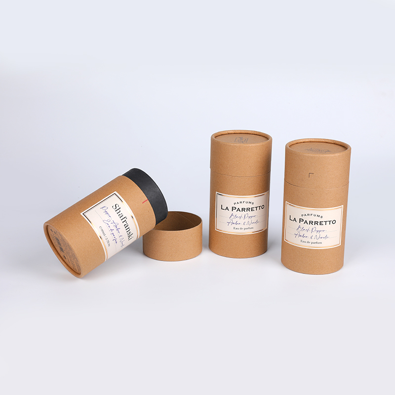 Goldenes Gewölbeverpackungsrohr mit 4 mm grauer Brett